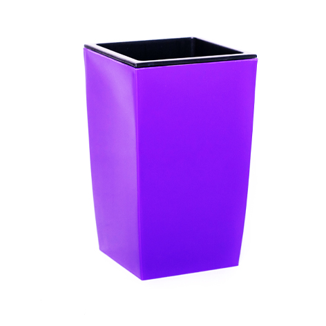 кашпо для цветов со вставкой Жасмин - фиолетовый